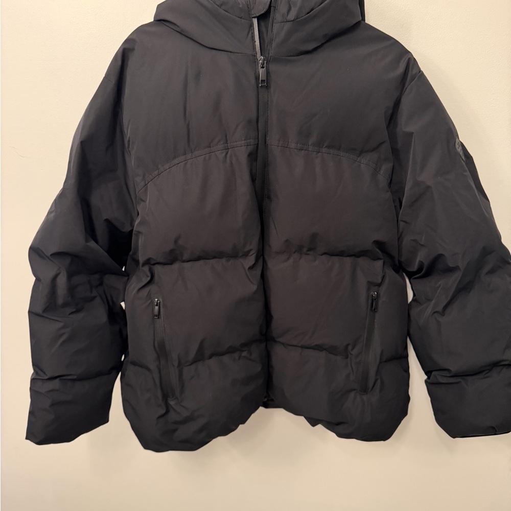 Zara Black Kids Puffer Jacket with Hood